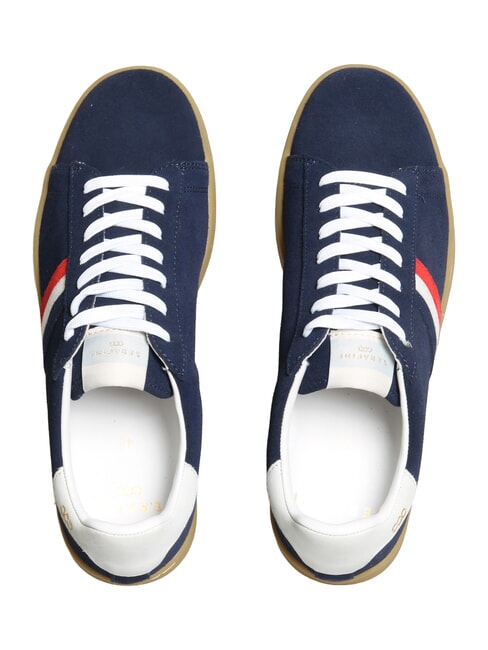 MC ENROE Zapatillas de cuero azul blanco rojo - Zapatos Hombre