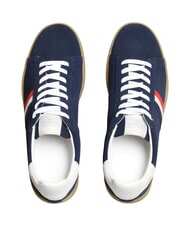 SERAFINI MC ENROE Zapatillas de cuero azul blanco rojo - Zapatos Hombre - 3