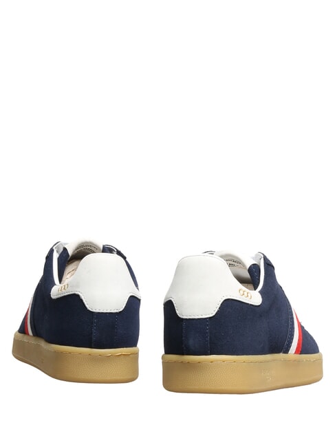 MC ENROE Zapatillas de cuero azul blanco rojo - Zapatos Hombre