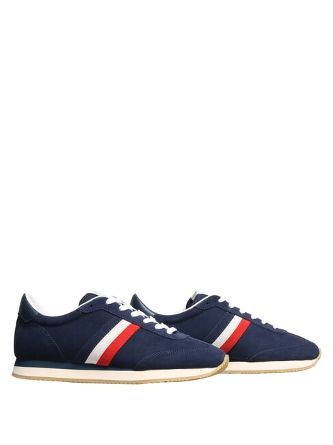 ROME Zapatillas de cuero azul francia rojo - Zapatos Hombre