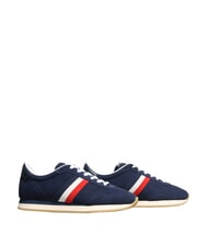 SERAFINI ROME Zapatillas de cuero azul francia rojo - Zapatos Hombre - 2