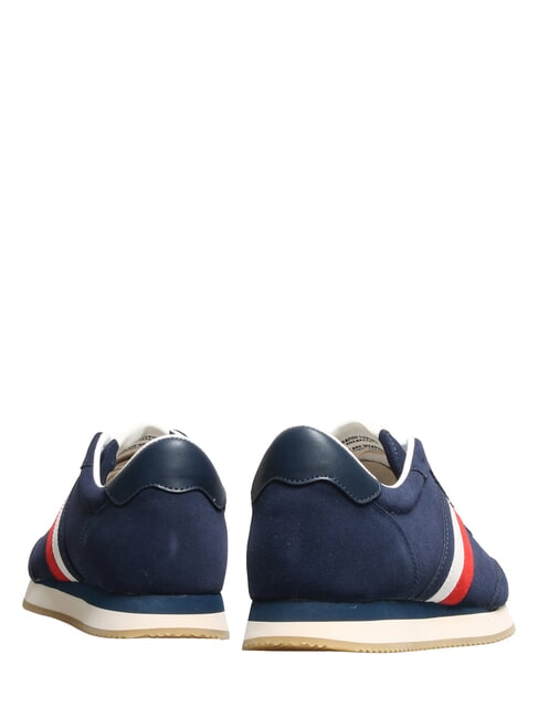 ROME Zapatillas de cuero azul francia rojo - Zapatos Hombre