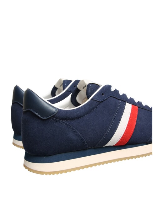 ROME Zapatillas de cuero azul francia rojo - Zapatos Hombre