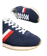SERAFINI ROME Zapatillas de cuero azul francia rojo - Zapatos Hombre - 5