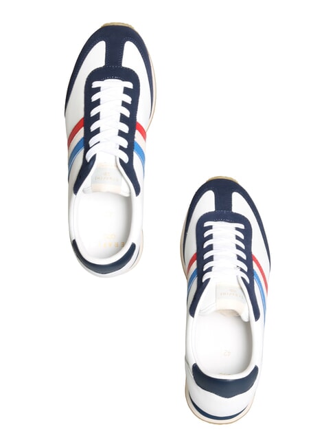ROME Zapatillas de cuero blanco azul francia - Zapatos Hombre