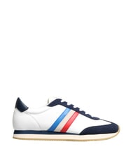 SERAFINI ROME Zapatillas de cuero blanco azul francia - Zapatos Hombre - 7