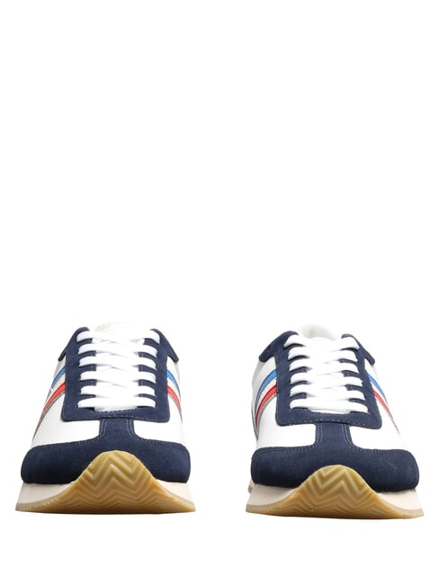 ROME Zapatillas de cuero blanco azul francia - Zapatos Hombre