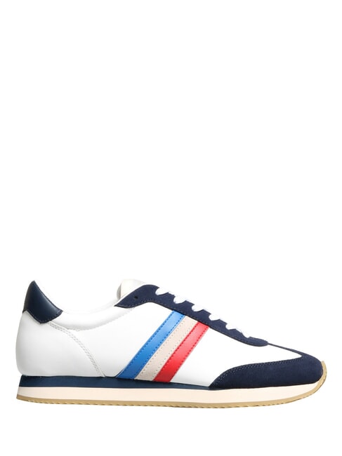 ROME Zapatillas de cuero blanco azul francia - Zapatos Hombre