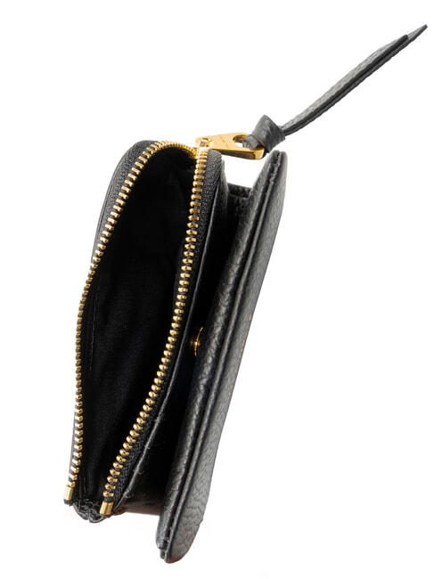 SOFTY Cartera plana de piel negro - Carteras Mujer