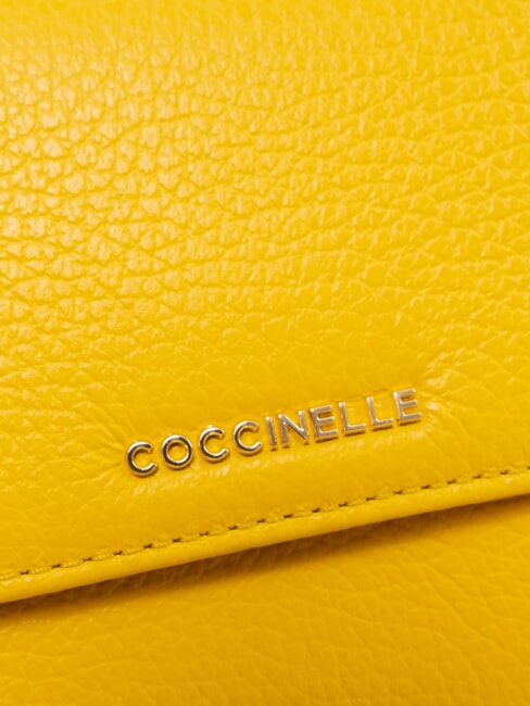 METALLIC SOFT Bolso de mano de piel con bandolera soleado - Bolsos Mujer