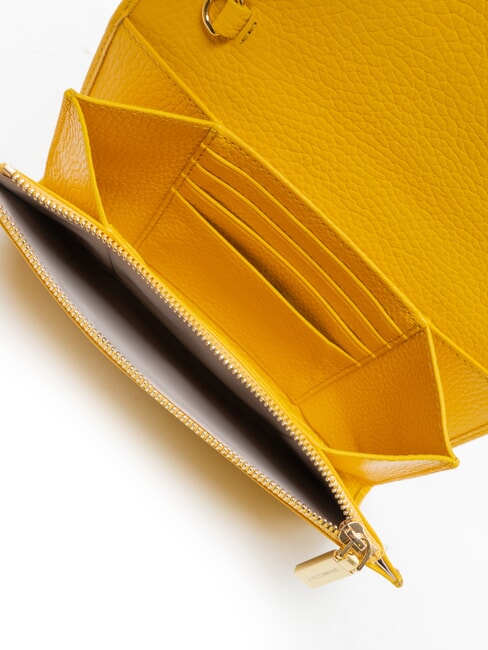 METALLIC SOFT Bolso de mano de piel con bandolera soleado - Bolsos Mujer