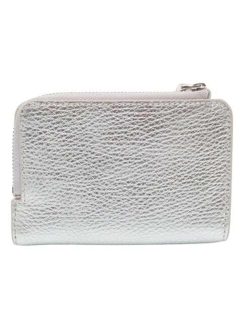 TASSEL Cartera de piel granulada SILVER - Carteras Mujer