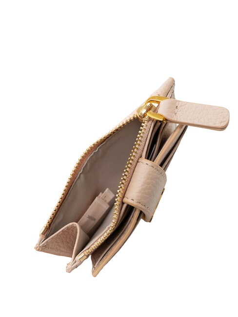 DEW Tarjetero de piel con monedero rosetas - Carteras Mujer