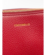 COCCINELLE CHERRY Bolso de hombro de piel sangr&iacute;a - Bolsos Mujer - 3