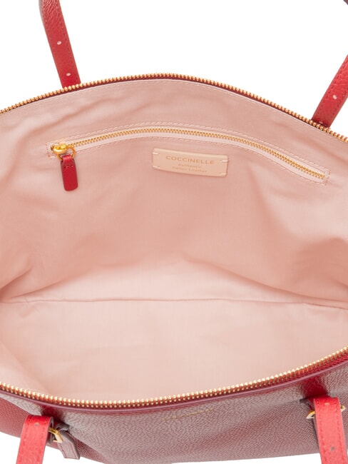 CHERRY Bolso de hombro de piel sangr&iacute;a - Bolsos Mujer
