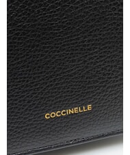 COCCINELLE DEW Bolso de hombro de piel negro - Bolsos Mujer - 5