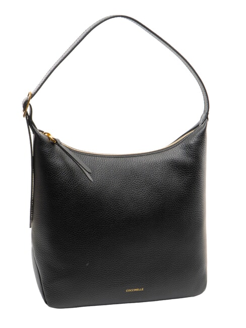 CHERRY Bolso de hombro de piel negro - Bolsos Mujer