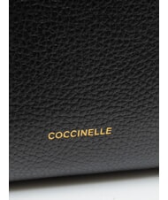 COCCINELLE CHERRY Bolso de hombro de piel negro - Bolsos Mujer - 3
