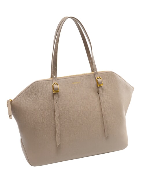 CHERRY Bolso de hombro de piel topo c&aacute;lido - Bolsos Mujer