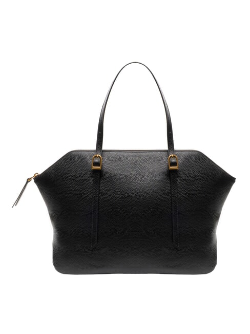 CHERRY Bolso de hombro de piel negro - Bolsos Mujer
