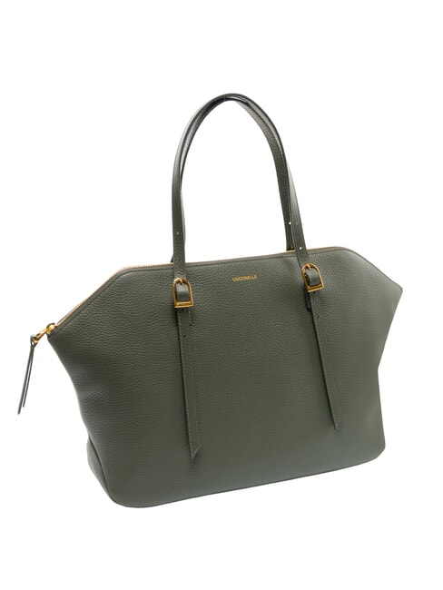 CHERRY Bolso de hombro de piel algas - Bolsos Mujer