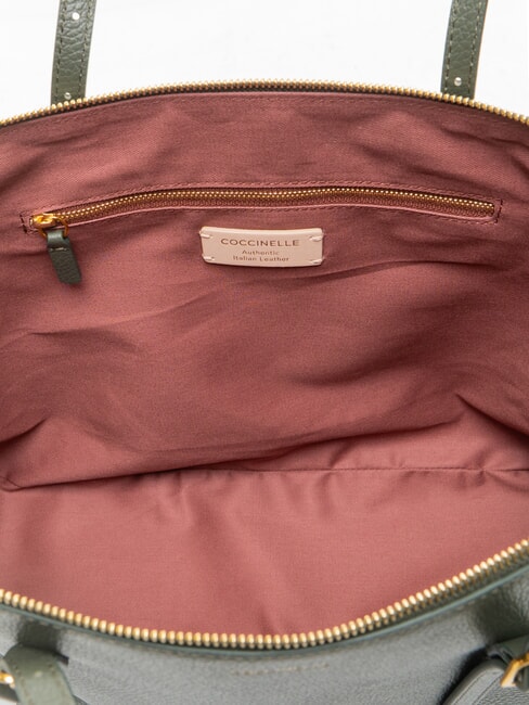 CHERRY Bolso de hombro de piel algas - Bolsos Mujer