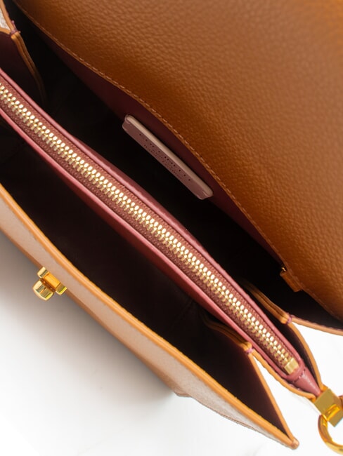 BINXIE Bolso de mano con correa para el hombro. CUIR - Bolsos Mujer