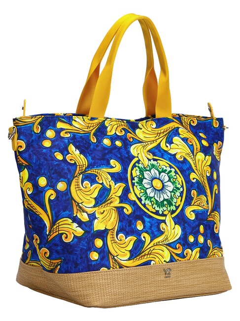 ORTIGIA Bolsa de compras grande, bolso de hombro zafiro - Bolsos Mujer