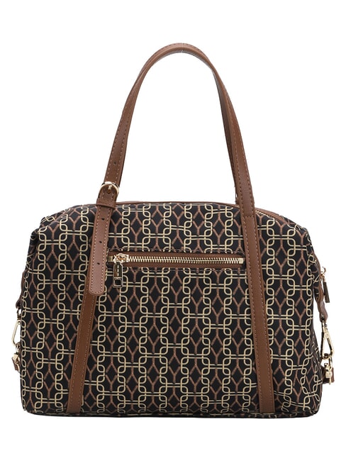 AUDREY Bolso de hombro con logotipo por todas partes tabaco - Bolsos Mujer