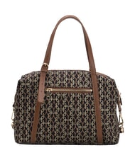 YNOT AUDREY Bolso de hombro con logotipo por todas partes tabaco - Bolsos Mujer - 2