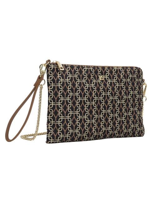 AUDREY Bolso de mano con correa de cadena para el hombro. tabaco - Bolsos Mujer