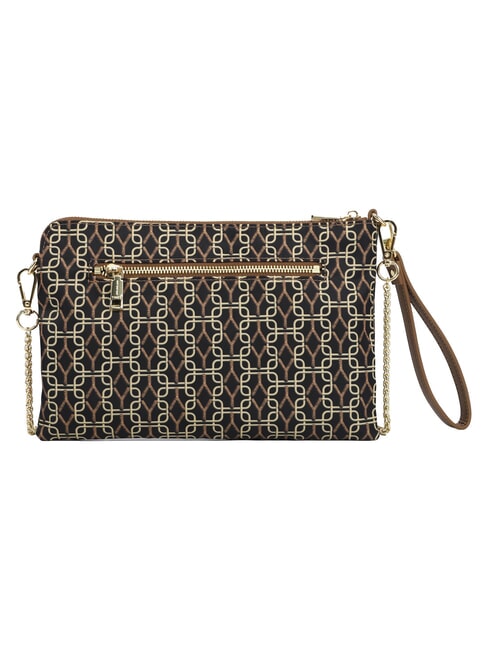 AUDREY Bolso de mano con correa de cadena para el hombro. tabaco - Bolsos Mujer