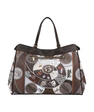 YNOT FASHIONOPOLY Bolso de mano con correa para el hombro. chocolate - Bolsos Mujer - 3