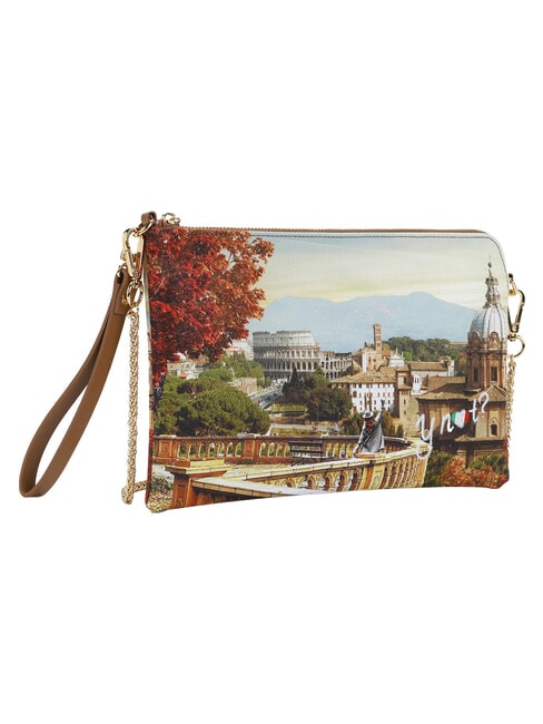 YESBAG Bolso de mano plano con pu&ntilde;o paisaje de Roma - Bolsos Mujer