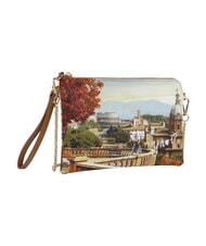 YNOT YESBAG Bolso de mano plano con pu&ntilde;o paisaje de Roma - Bolsos Mujer - 2