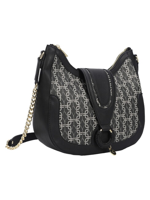 RING Bolso con correa de cadena para el hombro NEGRO - Bolsos Mujer