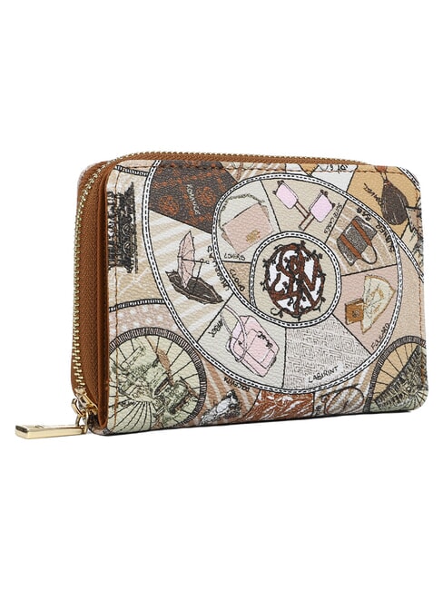 FASHIONOPOLY Cartera mediana, con cremallera. arena - Carteras Mujer