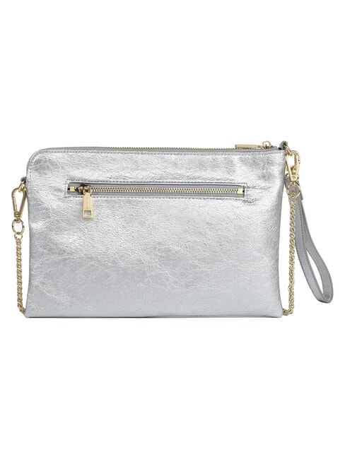 CRACKLE Bolso de mano con correa para el hombro. SILVER - Bolsos Mujer