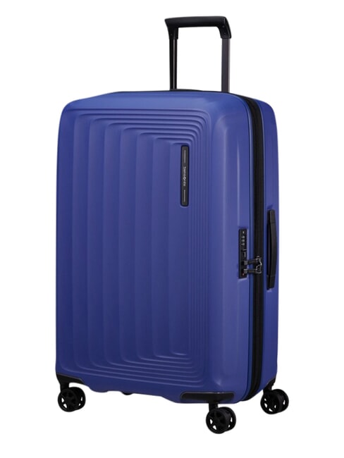 NUON Carro expandible mediano azul n&aacute;utico mate - Trolley R&iacute;gidos