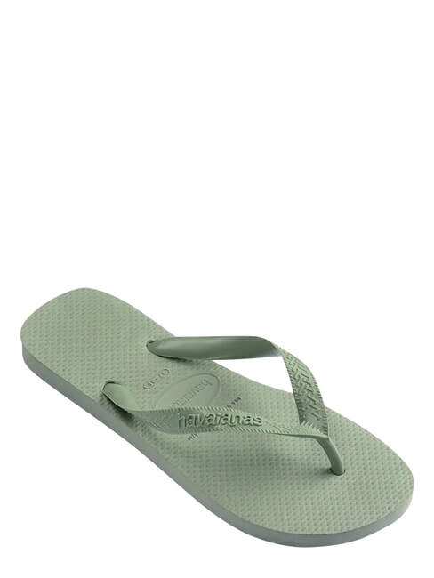 TOP SENSES Chancletas verde humo - Zapatos Mujer