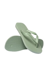 HAVAIANAS TOP SENSES Chancletas verde humo - Zapatos Mujer - 4