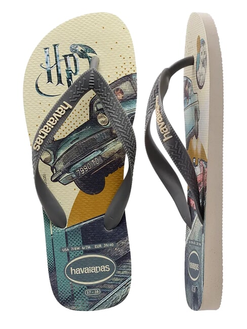 TOP HARRY POTTER Chanclas acero beige/gris - Zapatos unisex