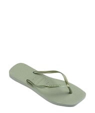HAVAIANAS SLIM SQUARE Chanclas de punta cuadrada verde humo - Zapatos Mujer - 2