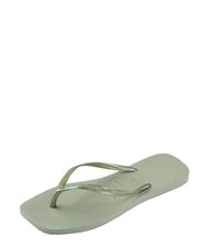 HAVAIANAS SLIM SQUARE Chanclas de punta cuadrada verde humo - Zapatos Mujer - 3