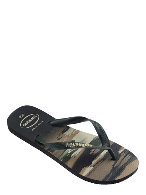 Chanclas TOP CAMU aceituna negra/verde - Zapatos unisex