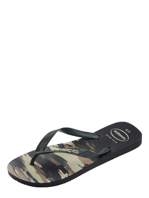 Chanclas TOP CAMU aceituna negra/verde - Zapatos unisex