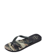 HAVAIANAS Chanclas TOP CAMU aceituna negra/verde - Zapatos unisex - 6