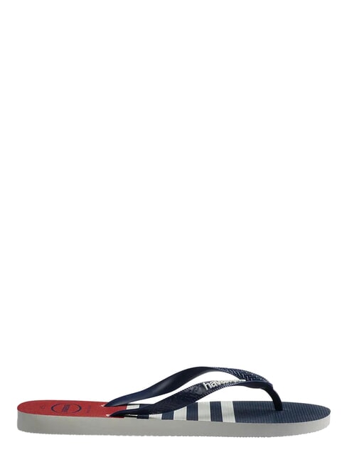 Chanclas TOP NAUTICAL blanco/azul marino/rojo apache - Zapatos Hombre