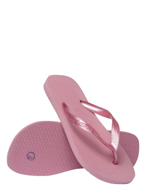 TOP SENSES Chancletas rosas de gasa - Zapatos Mujer
