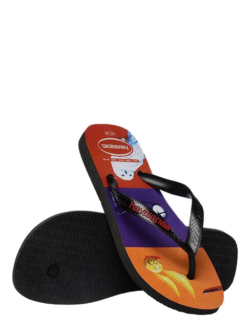 TOP HARRY POTTER Chanclas negro negro - Zapatos unisex